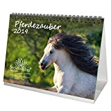 Edizioni Seelenzauber - Calendario da tavolo 2019 Pferdezauber · DIN A5 · alta qualità · motivo cavalli · set regalo ...