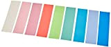 EFCO-Fogli di cera, colore: mix colori pastello, 200 x 50 x 0,5 mm, 10 pezzi
