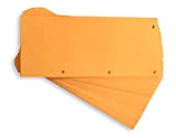 Elba 400014013-61 Separatori in Cartoncino Riciclabile, 240 x 105 mm, Arancione