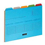 Elba Ultimate - Cartelle portadocumenti con divisori, formato A4, 25 pz, colori assortiti