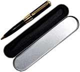 Elegante penna a sfera dal look esecutivo in finitura nero/oro con chiavetta USB da 4 GB integrata presentata in una ...