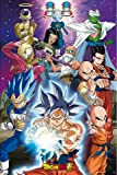 Empire Interactive - Poster "Dragon Ball Super Universe 7", dimensioni 61 x 91,5 cm + 2 listelli per poster in ...