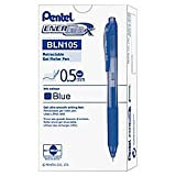 EnerGel X Retractable Roller Gel Pen, Blue Ink, Fine, Dozen, Sold as 1 Dozen
