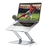 Epn, supporto per computer portatile, con ventola di calore per elevare il portatile compatibile con MacBook Pro/Air, Surface Laptop, Dell ...