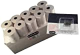 Eposbits® marca 20 rotoli + 1 x inchiostro per Sharp xe-a107 XEA107 xea-107 nero registratore