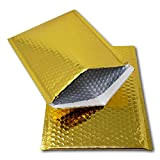 Eposgear Metgo10 - 10 buste imbottite in lamina metallica lucida dorata, perfette per marketing, promozioni o come confezione regalo (A4/C4-324 ...