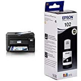 Epson EcoTank ET-4850 stampante A4 USB, Wi-Fi, Wi-Fi Direct, Ethernet, display LCD 6,1 cm, ADF, serbatoi flaconi alta capacità, Smart ...