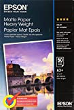 Epson S041264 Matte Paper A3+, Carta fotografica speciale opaca ad alto spessore, A3+ (329 x 483 mm, 167 g/m²), Confezione ...