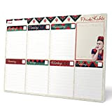 Erik® - Planning da Tavolo Frida Kahlo, con planner settimanale e 54 fogli a strappo, perfetto come agenda appuntamenti