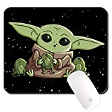 ERT GROUP Tappetino per mouse originale e con licenza ufficiale Star Wars, modello Baby Yoda 014, tappetino per mouse antiscivolo ...