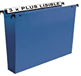 Esselte 623264 - Cartelle sospese in polipropilene, 50 mm, confezione da10 pezzi, colore: blu