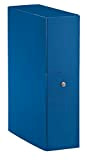 Esselte C28 EUROBOX Cartella per Progetti, 25 cm x 35 cm, Dorso 8 cm - Blu