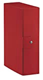 Esselte C30 EUROBOX Cartella per Progetti, 25 cm x 35 cm, Dorso 10 cm - Rosso