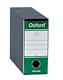 Esselte OXFORD Raccoglitore con Meccanismo N.1 in Formato Memorandum con Dorso da 8 cm – Verde, 1 pezzo