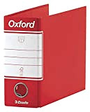 Esselte OXFORD Raccoglitore con Meccanismo N.1 in Formato Memorandum con Dorso da 8 cm – Rosso, 1 pezzo