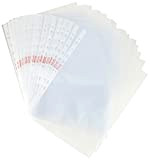 ESSELTE Standard Confezione da 50 Buste Perforate Trasparenti in PPL Antiriflesso, 22 cm x 30 cm