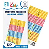 Etichette Adesive Personalizzate per segnare matite e penne. Etichette adesive in vinile impermeabili colorate per bambini a scuola e all'asilo. ...
