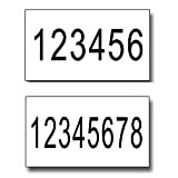 Etichette per prezzatrice - Misura 22x12 - Bianche - Pack da 12 Rotoli (Rettangolare - Adesivo Removibile)