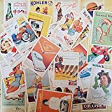 EUGU 32 pezzi 1 set vintage retrò vecchie cartoline da viaggio per la pena collezionare