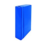 Euro-cart Cpiri08Elpbl Cartella Porta Progetti con Elastico, Blu, Formato b.25 x h.35 x dorso 8 cm, cartone
