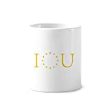European Union Contact I You - Portamatite a forma di tazza con supporto per pennino, motivo: Cerac