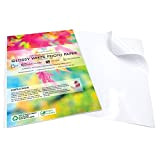 Evergreen Goods Ltd - Fogli di carta lucida autoadesiva per stampa di etichette e immagini, formato A4, confezione da 50, ...