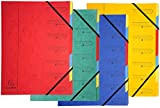 Exacompta 54070E Classificatori con Punti Metallici, 24x32 cm, Colori assortiti, Confezione da 1 pezzo