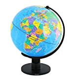 EXERZ 30cm Mappamondo - Mappa Inglese - Globo Della scuola Educativa/ Decorazione/ Geografica - Mappa politica - Diametro 30cm