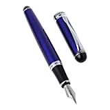 Exing Jinhao X750 - Penna stilografica da uomo, per studenti di affari, 0,5 mm, pennino extra fine per calligrafia e ...