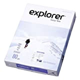 Explorer - Carta per fotocopiatrice A3, 80 g, colore: Bianco