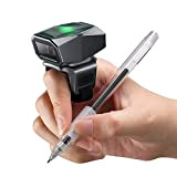 Eyoyo 2D QR Ring Barcode Scanner, Wearable Finger 3-in-1 USB Wired & 2.4G Wireless & Bluetooth Scanner, Left & Right ...