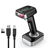 Eyoyo lettore codice a barre 2D 1D QR, Barcode scanner 3 in 1 Bluetooth e USB Wired & 2.4G Wireless, ...