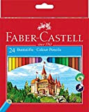 Faber Castell 120124 - Confezione di 24 matite colorate, multicolore