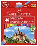 Faber-Castell 120148 - Confezione da 48 matite colorate e temperino