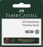 Faber-Castell 121799 - Mine sottili Super Polymer, durezza HB, 0,5 mm, 24 mine