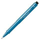 Faber-Castell 166551 0,5 mm Ecco Pigment penna con punta in fibra, colore: blu