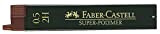 Faber Castell – Blister Tubo di 12 mine, 0.5 mm 2H