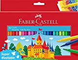 Faber-Castell - Felt Tip Pen Castle Pack of 50 in Cardboard Box (554204)