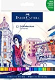 Faber-Castell Goldfaber Aqua Dual Marker - Portafoglio da 12, multicolore (164612)