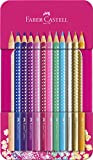 Faber-Castell - Sparkle colour pencil,12 pc in tin box (201737)