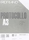 Fabriano 02810566 Fogli Protocollo Standard, 5 mm, 66 G/MQ, Confezione 200