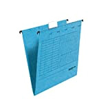 Falken 80002447 cartella sospesa verticale per DIN A4, Confezione da pezzi blu