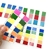 FAMIDIQGO Sticky Notes - 640 strisce adesive scrivibili, per evidenziare le pagine, 640 pezzi