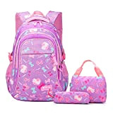 Fanci, Zainetto per bambini Viola Purple-3pcs 3Pcs Backpack set