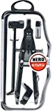 FARA NF/01 Nero - Compasso Balaustrone in Metallo con Apertura Micrometrica e Frizione - Completo di Prolunga