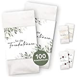 Fascette per fazzoletti con punti adesivi per chiuderli – Matrimonio – festa speciale – primavera – estate – autunno – ...