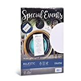 FAVINI A690154 carta Metallizzata Special Events Bianco 120 gr/m2 A4 (21x29,7cm) Risma da 20 Fogli Finitura Perlescente Ideale per Eventi ...