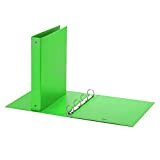 Favorit Neon Raccoglitore Cartonato, 22 x 30 cm, 4 Anelli Tondi, Diametro 30 mm, Verde