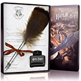 Feather penna calligrafia Quill penna con inchiostro set metal Nibbed Pen writing Owl Feather penna per Harry Potter fan Harry ...