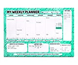 Febio Planning Settimanale Da Tavolo A4 plus - Agenda Appuntamenti Impegni Senza Date
